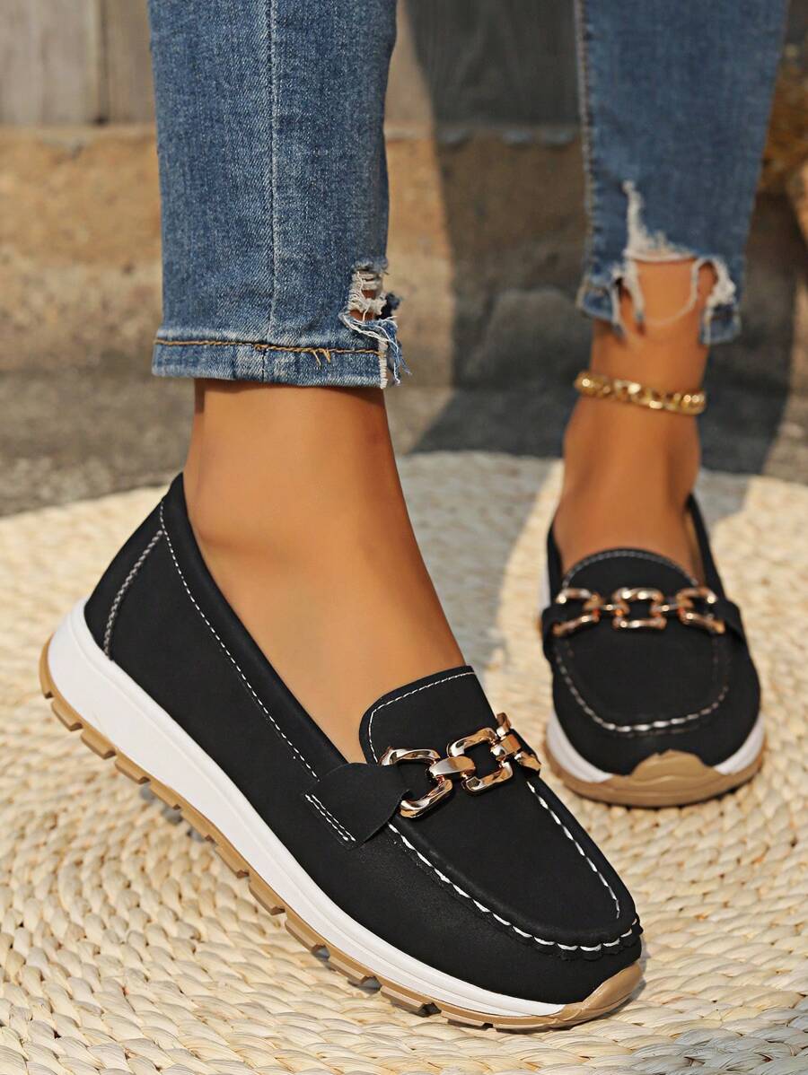Ffiona – Buckle Detail Loafers