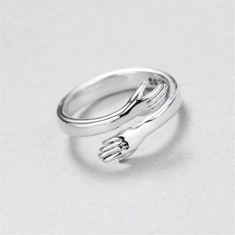 REGINA™ - Silver Adjustable Hug Ring