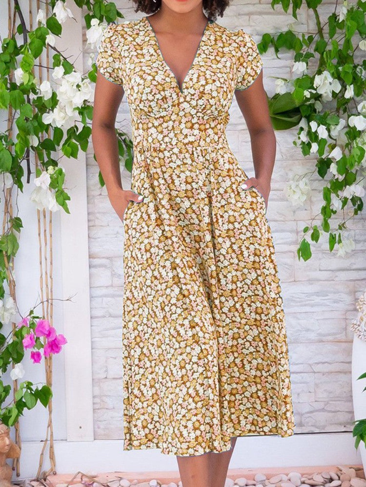 Fienna – Elegant Button-Front Midi Dress for a Stylish Look