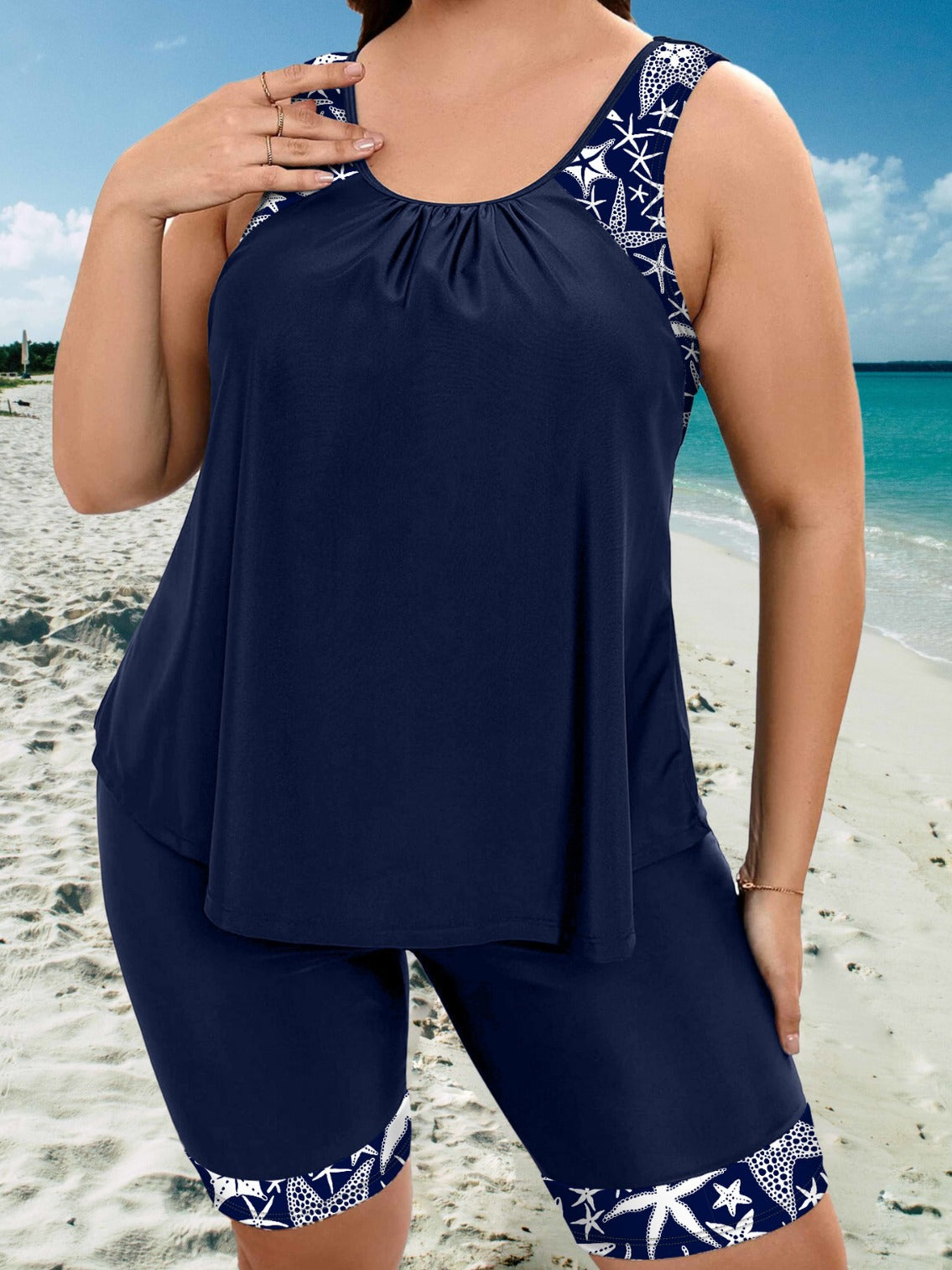 Delyth – Printed Two-Piece Swimwear Set