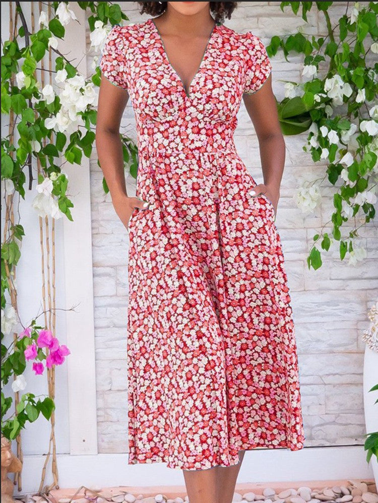 Fienna – Elegant Button-Front Midi Dress for a Stylish Look