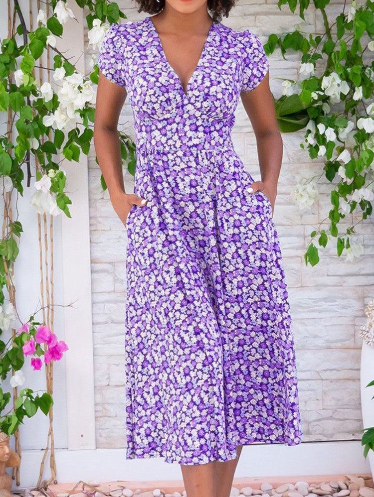Fienna – Elegant Button-Front Midi Dress for a Stylish Look