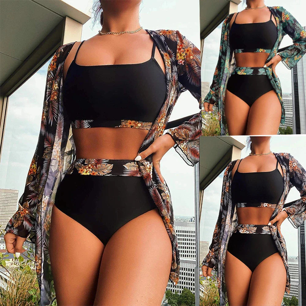 Jolien 3-Piece Bikini Set for a Stylish Summer Day