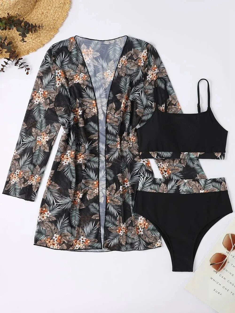 Jolien 3-Piece Bikini Set for a Stylish Summer Day