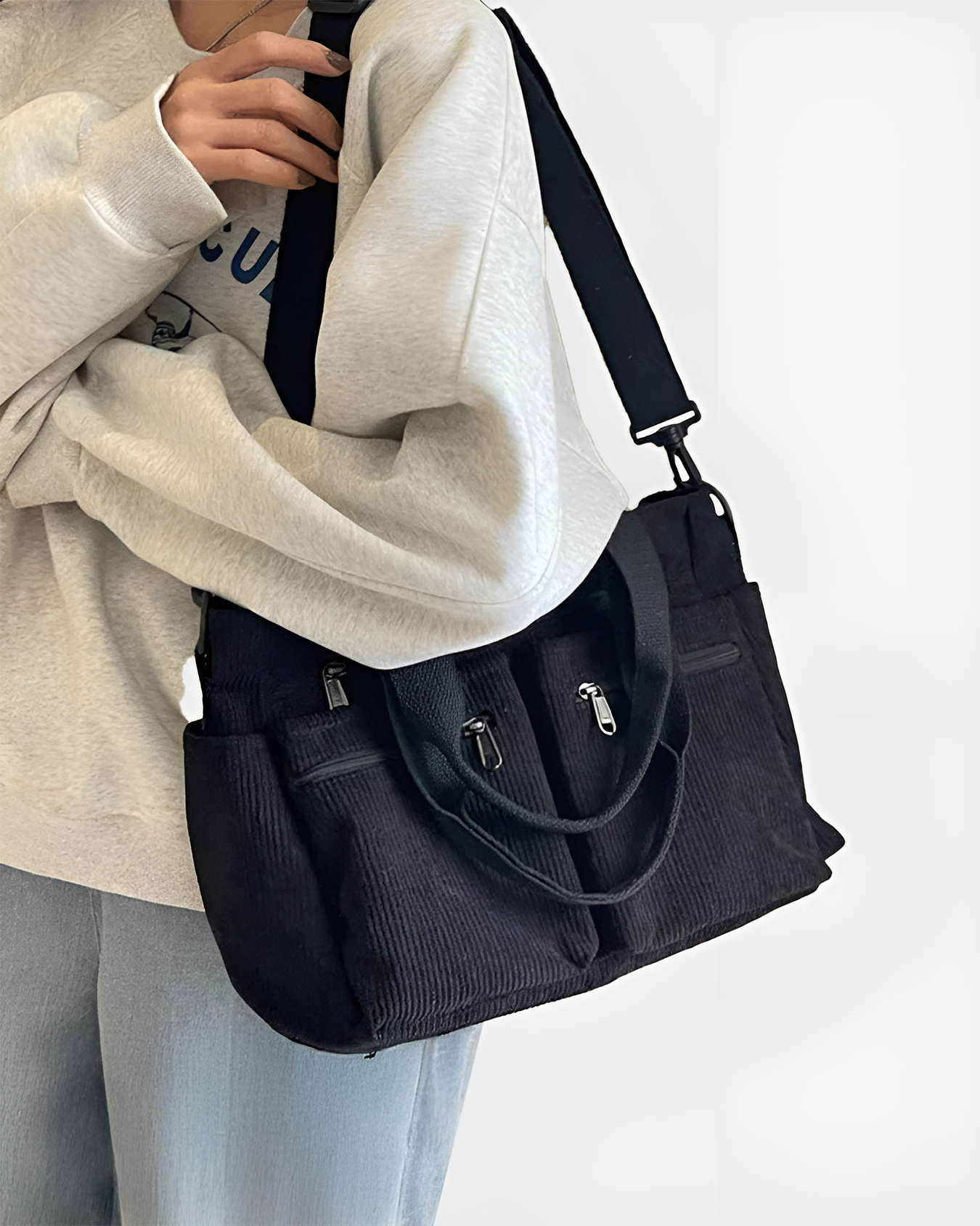 Ysabeline – Corduroy Utility Tote Bag