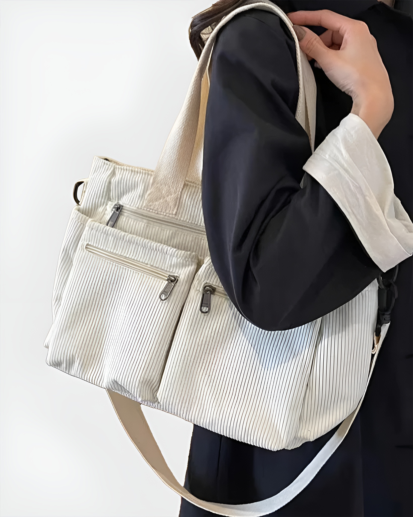 Ysabeline – Corduroy Utility Tote Bag