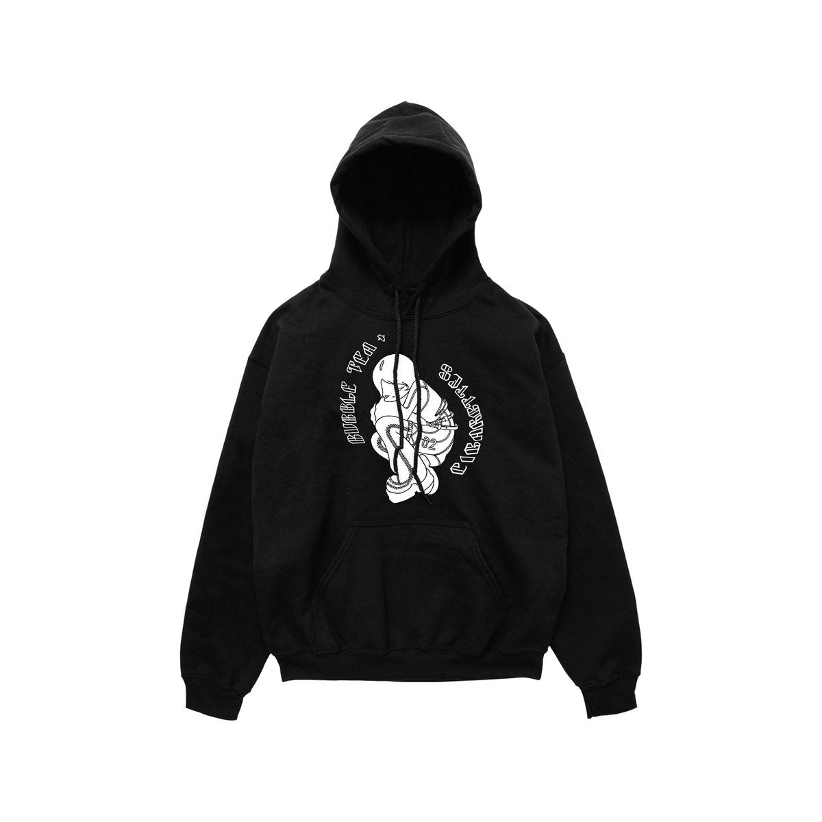 Hoodie Astro Girl with Bubble Tea & Cigarettes Design – Cozy & Trendy