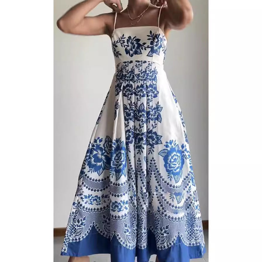 Xyla – Elegant Printed Fit & Flare Summer Dress