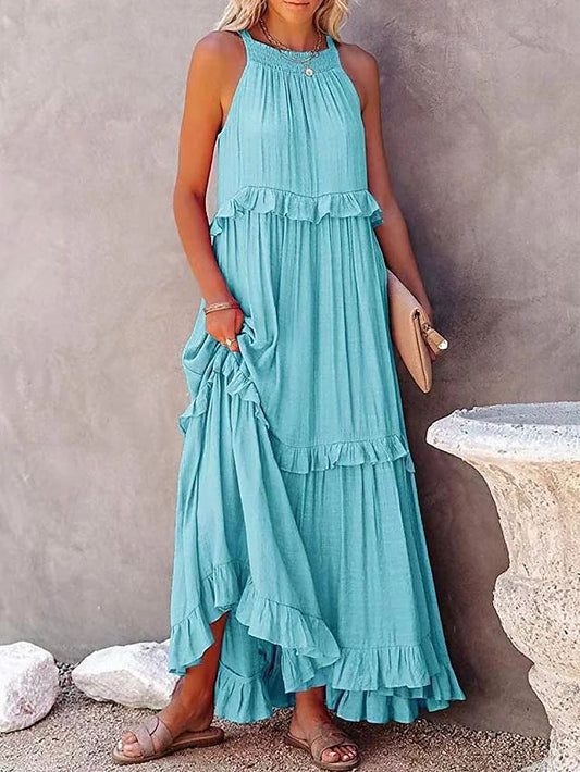 Aureliah – Tiered Ruffle Maxi Dress