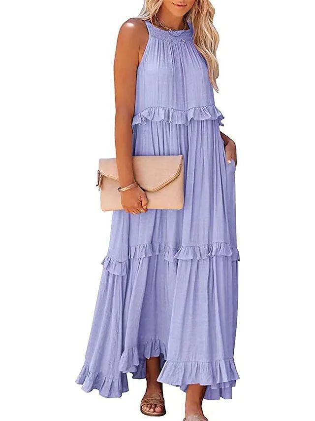 Aureliah – Tiered Ruffle Maxi Dress