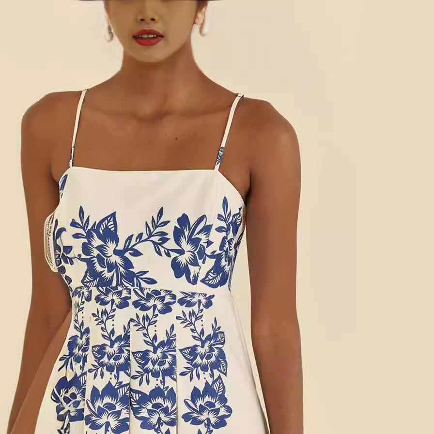 Xyla – Elegant Printed Fit & Flare Summer Dress