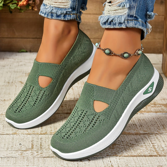 Carmelle – Slip-On Breathable Walking Shoes