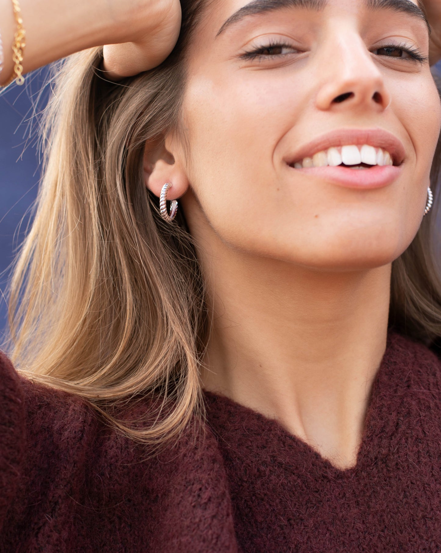 FRANCES Earrings Silver - Large
