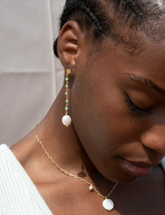 OLIVIA Earrings Vert